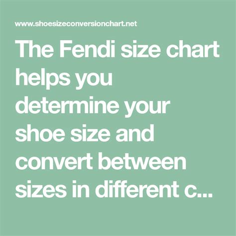 fendi size chart shoes|fendi size chart tights.